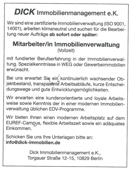 Mitarbeiter/innen gesucht